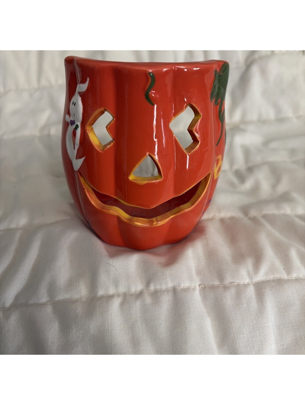 Greenbrier pumpkin tea light holder